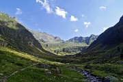 Il Monte Gleno (2882 m) risalito dalla sua valle il 6 agosto 2015